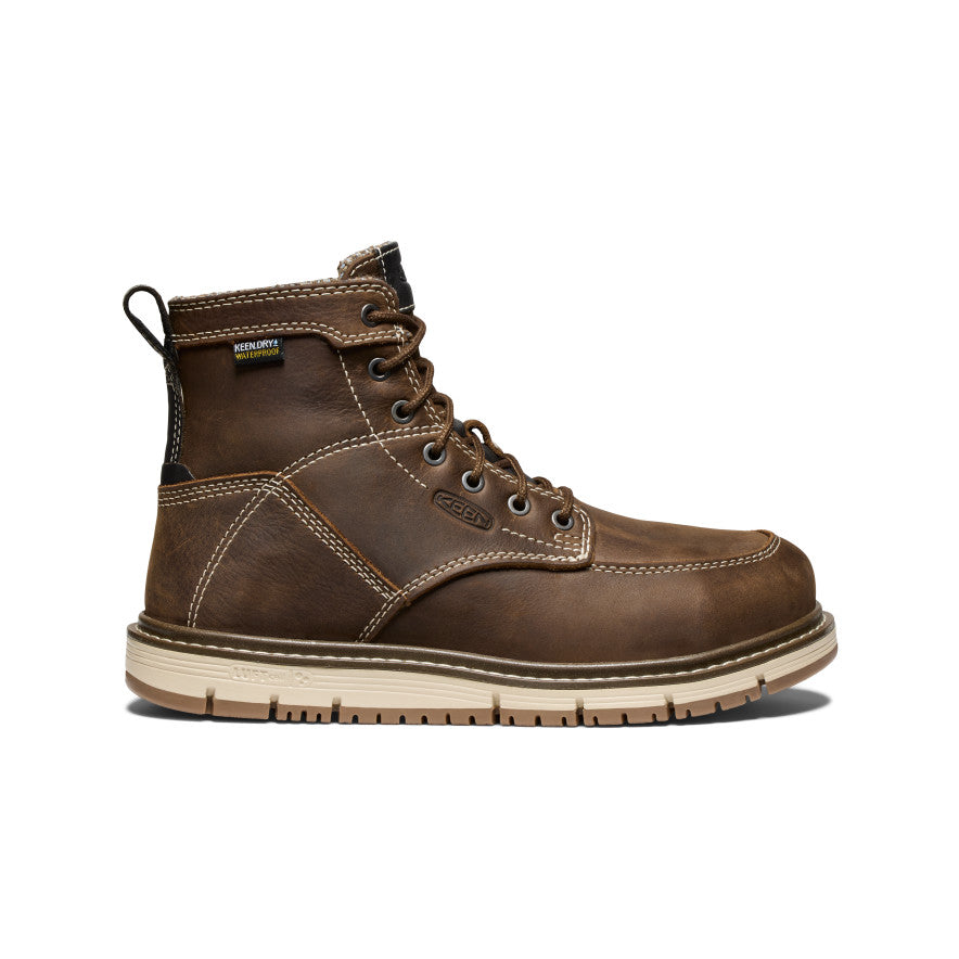 Women's San Jose 6" Waterproof Boot (Aluminum Toe) | Cascade Brown/Gum