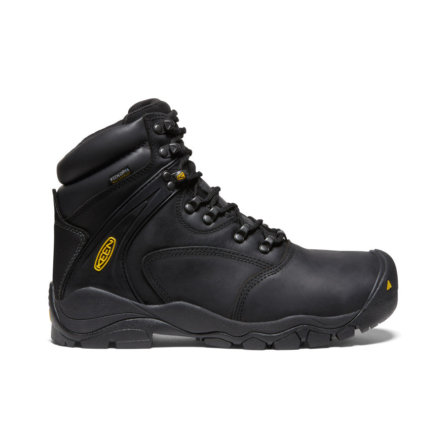 Men's Louisville 6" Waterproof Boot (Steel Toe) | Black