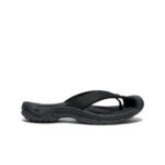 Women's Waimea Leather Flip-Flop | Black/Black
