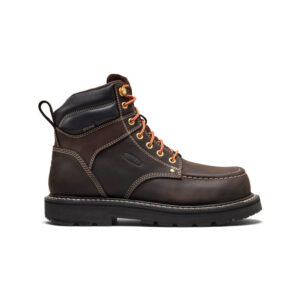 Men's Cincinnati 6" Waterproof 90° Heel Boot (Carbon Toe)  |  Coffee Bean/Black