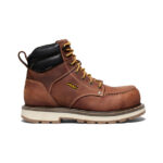 Men's Cincinnati 6" Waterproof 90° Heel Boot (Carbon Toe) | Tuscan Red/Sandshell