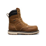 Men's Cincinnati 8" Waterproof 90° Heel Boot (Carbon Toe) | Belgian/Sandshell