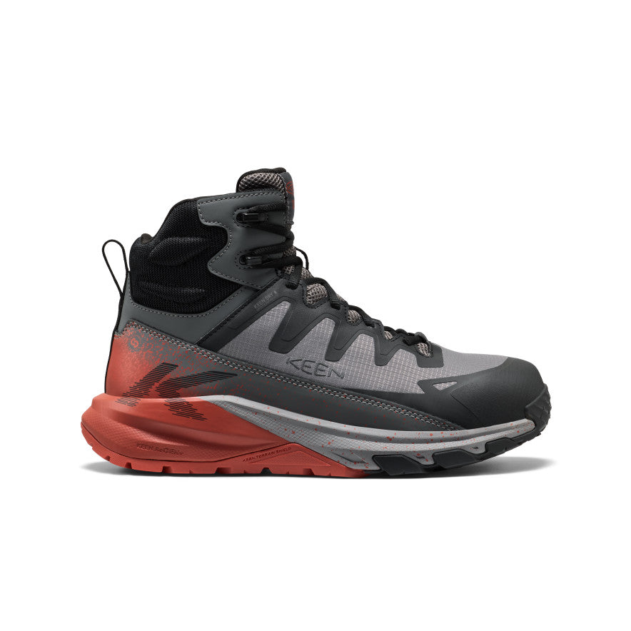 Men's Targhee Blur Waterproof Work Boot (Carbon Toe) | Steel Grey/Black