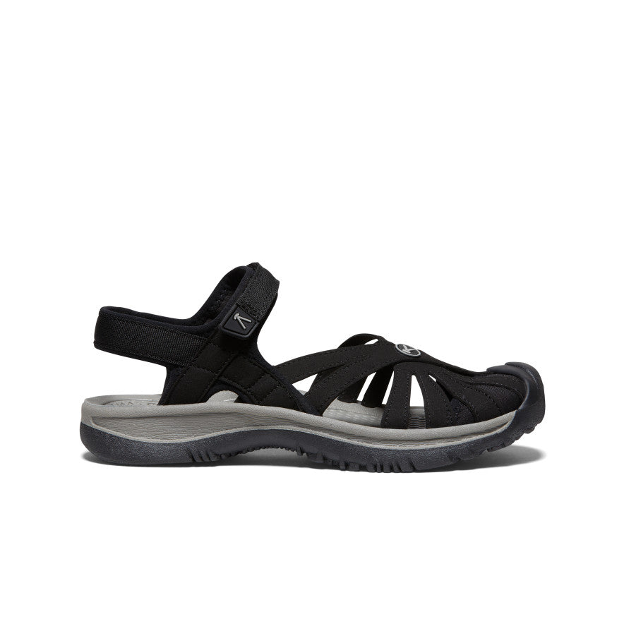 Women's Rose Sandal | Black/Neutral Gray