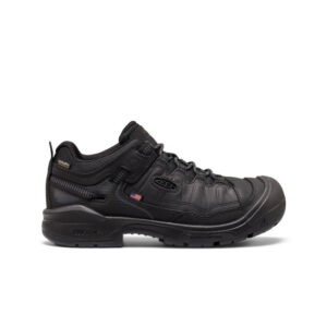 Men's Targhee IV Waterproof Work Shoe (Soft Toe)  |  Black/Black